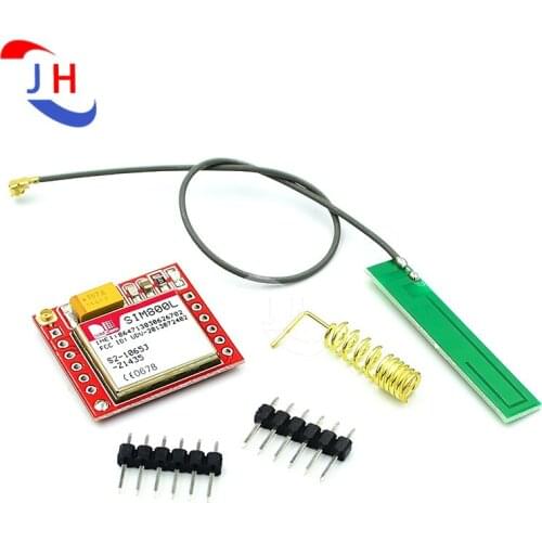 2PCS Smallest SIM800L GPRS GSM Module MicroSIM Card Core BOard Quad-band TTL Serial Port Module GPRS adapter board