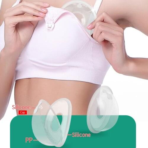 2pcs Breast Shell Silicone Baby Feeding Milk Saver Nipple Milk Collector Breastfeeding Supplies