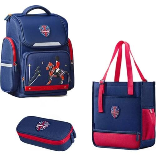 3pcs/Set 6-8-12 Years Old Kids School Students Schoolbag Girls 1-3-6 Grade Boys Children Backpacks Pencil Case Tutorial Bags Set