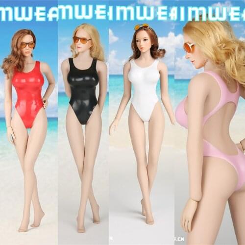 4 Colors 1/6 Scale Sexy Female Fashion Trend Design Quality Cool Swimwear Bikini Clothes Set Model for 12" Action Figure Body