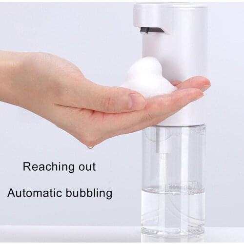 Bathroom Mini Portable Infrared Induction Full Automatic Foaming Soap Dispenser Convenient Wash Hand Bubble Machine