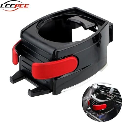 Car Holder Organizer Cup Drink Water Bottle Support Phone Stander Storage Box Air Vent Outlet Clips Interior Auto Accessories