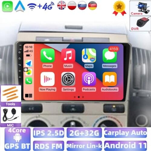 Car Multimedia Screen Android 11 Autoradio WIFI Gps For Toyota Corolla Verso 2006 Navigation Stereo RDS Audio Head Unit Carplay