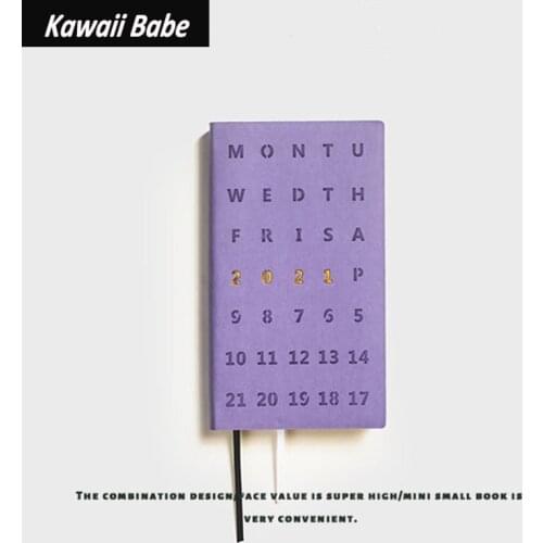 A6 Notebooks Journals Stationery Notepad Agenda 2021 Planner Organizer Pocket Budget Book Schedule School Office Supplies