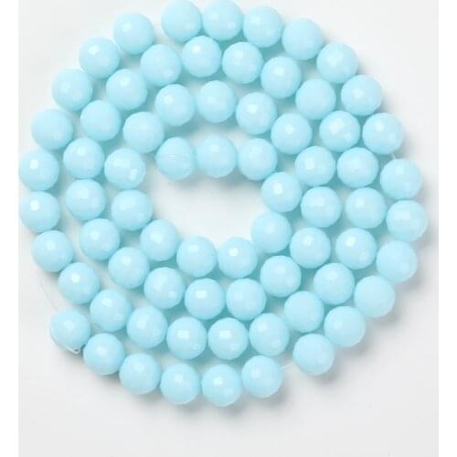 8mm 96 Faceted Football Austrian crystal beads 40pcs Round Loose beads Jewelry bracelet accessories DIY beads for jewelry making