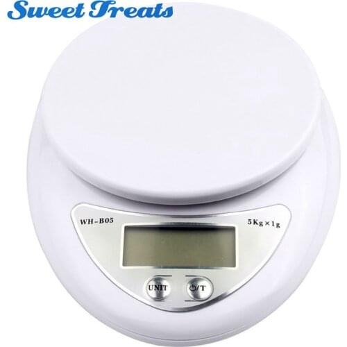 Sweettreats 5000g/1g 5kg Food Diet Postal Kitchen Digital Scale scales balance weight weighting LED electronic