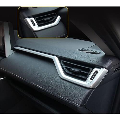 For Toyota RAV4 RAV 4 2019 2020 2021 XA50 Car Central Control Trim Strip Carbon Fiber Sticker Interior Modification Accessories