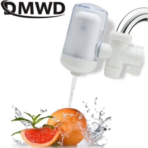 DMWD Kitchen Activated Carbon Tap Faucet Water Filter Water Purifier Washable Ceramic Percolator Rust Bacteria Removal Cartridge