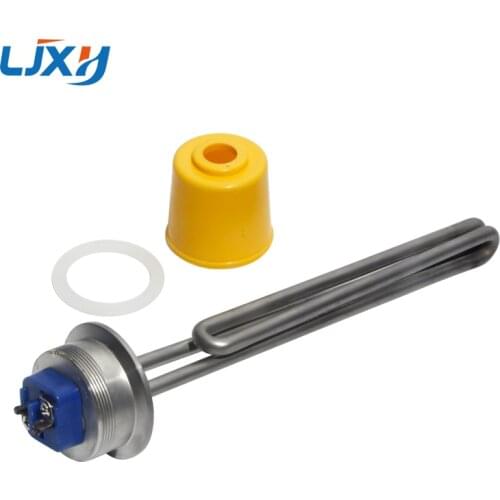 LJXH 63mm 304 SUS Electric Water Heater Fold Back Type Immersion Heating Element with Clamp & Ferrule 240V 1.5/2.5/3.5/4.5/5.5KW