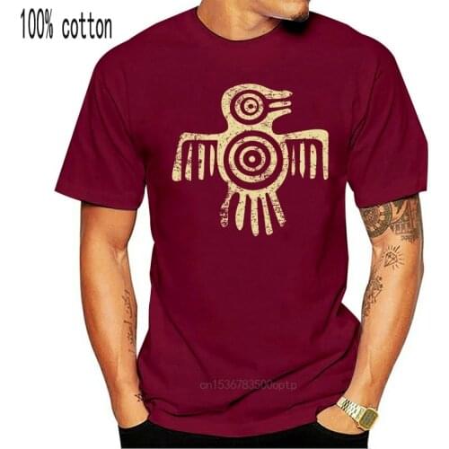 AZTEC BIRD II T-SHIRT Indianer Zeichen Sign Kultur Zivilisation Maya Religion Cool Casual pride t shirt men Unisex New Fashion