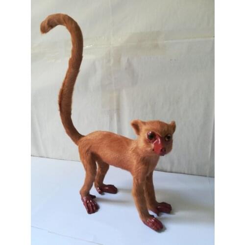 Simulation monkey large 28x30cm model polyethylene&furs handicraft home decoration gift b0119