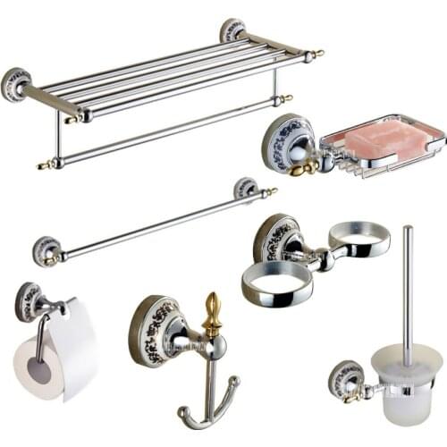 Accessories Bathroom Set,Towel Rack ,Single Towel Rack,Toilet Paper Tray,Toilet Brush Holder,Soap Stand,Brush Cup Holde,Hooks