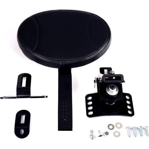 New Black Plug-In Driver Backrest Kit For Harley Touring 88-13 14 15 16