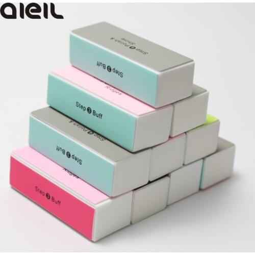 1PCS Nail File Polishing Four Sides Buffer Block Sanding Sponge for UV Gel Pedicure Manicure Care Tools Nail Art Polisher
