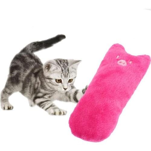 5 Colors Plush Thumb Shape Cat Mint Toy Length About 10CM Cute Kitten Interactive Catnip Toys Pet Cat Small Pillow Chew Toys