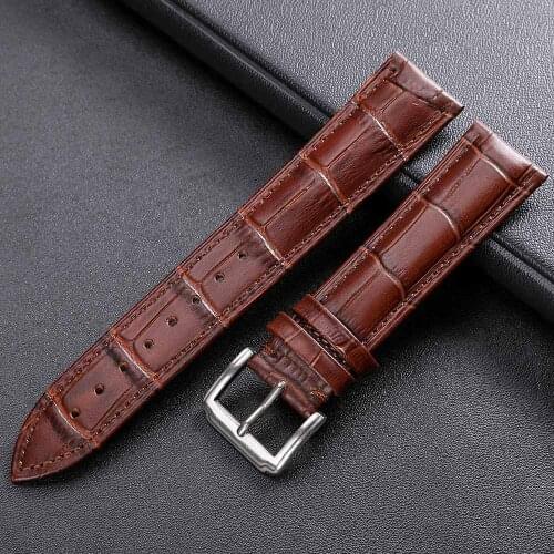 Genuine Leather Watchband Watch Accessories Strap Bracelet Band Man Women 22mm 20mm Replacement Watch Straps Belt 18mm 12~24mm