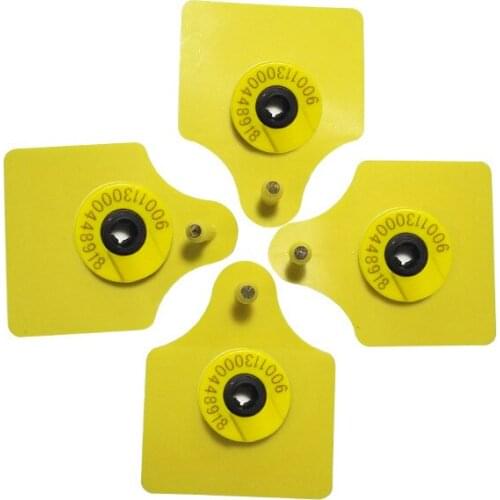 X20pcs Best Quality RFID EID Tag ISO11784/5 134.2Khz Sheep Cow Cattle Goat Electronic Ear Tag for Animal Identification