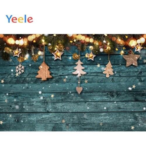 Yeele Christmas Backdrop Photozone Wooden Board Gillters Photo Props Decor Photography Backgrounds Photo Backdrops For Photos