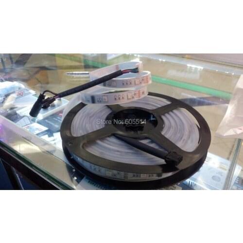 [Seven Neon]Free shipping DC5V IP67 waterproof WS2811 led pixel srip,30pcs WS2811/M with 30pixels;white PCB,only 4PIN