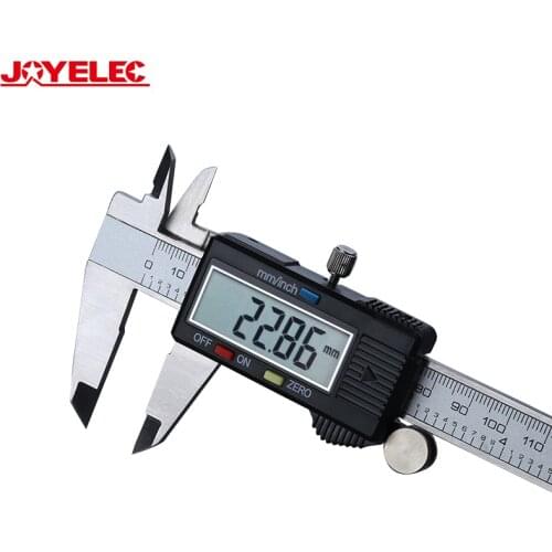Digital Vernier Calipers measure 150mm 6inch LCD Electronic Carbon Fiber Gauge height measuring instruments micrometer Tool