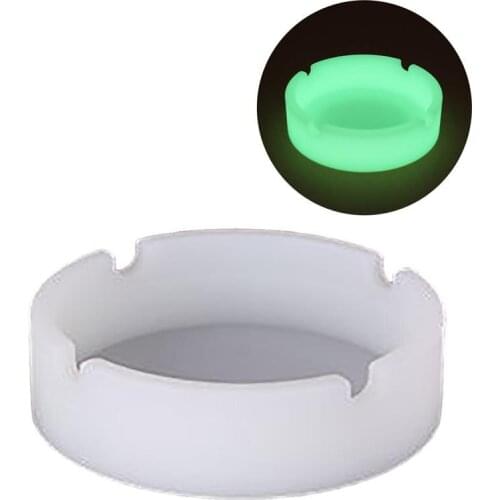 Cigarette Ashtray Creative Glowing in the Dark Silicone Ashtray Indoor Ashtray