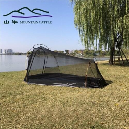 Ultralight Outdoor Camping Tent Aluminum Rod 4 Seasons Inner Mesh Tent Outdoor Summer Camping Tent Hiking Tents