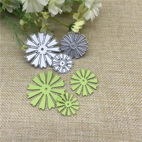 3pcs flower Lace Metal Cutting Dies Stencil for DIY Scrapbooking Embossing Album Paper Cards Decorative