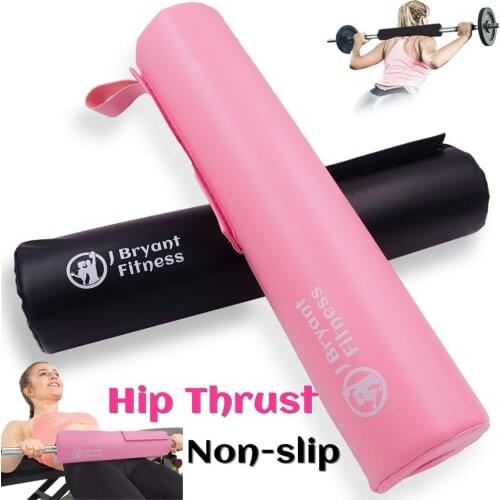 Upgraded Weightlifting Hip Thrust Squat Pad PU Leather Barbell Pad for Neck Shoulder Protective Booty Builder Workout Cushion
