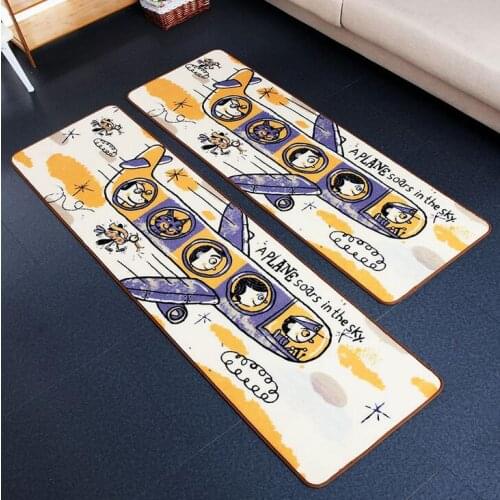 Vintage pets Area Rugs Cartton Animal With Plane Living Room Bedroom Kitchen Rug Carpet Outdoor Indoor Floor Decorative Mats