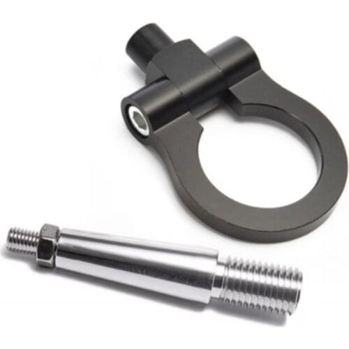 Screw-on Folding Ring Screw on Front Rear Bumper Tow Hook for Nissan 350Z 370Z GTR Circular TraileRing Car