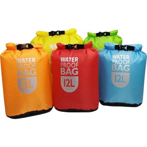 Outdoor Wading Canoeing Rafting Diving Swimming Camping Beach Waterproof Storage 6L 12L 24L Dry Bag
