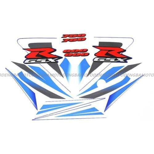 High Quality Reflective Sticker Whole Car Sticker for suzuki GSXR600 GSXR750 K6 2006 2007 gsxr 600 750 Fairng Sticker
