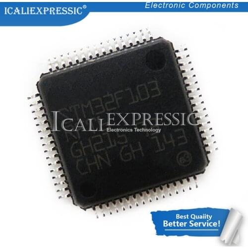 1PCS STM32F103RFT6 STM32F103RF 32F103RF STM32F103RGT6 STM32F103RG 32F103RG QFP-64 In Stock