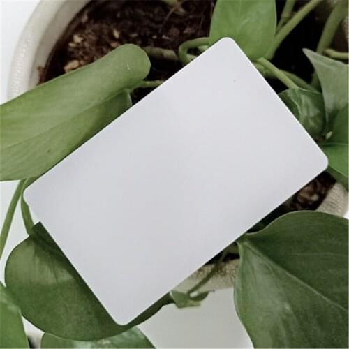 10pcs/Lot 13.56Mhz 50 Proximity IC 0.8mm Thin For Access Control System ISO14443A Blank RFID Smart Card