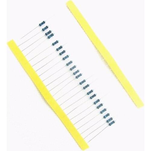100pcs 10K RoHS Lead Free Metal Film Resistor 1/4W Watts 10K ohm 10KR 1% Tolerance Precision 10k