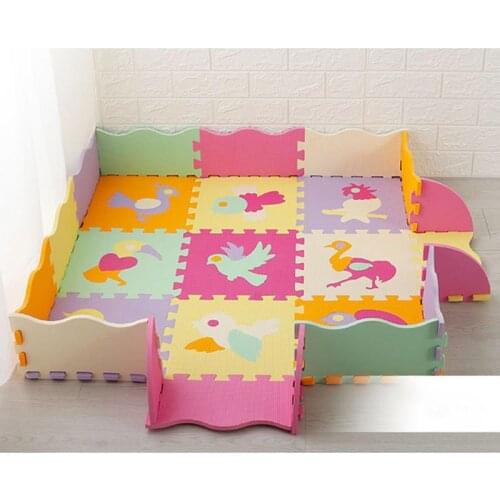 25 Pcs Baby Play Mat Toddler Kid Indoor Soft Interlocking EVA Foam Floor Playmat F3ME