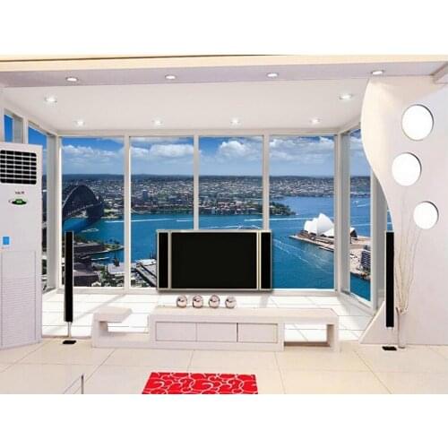 3d wallpaper for room Sydney Opera House photo wall murals wallpaper customized wallpaper for walls
