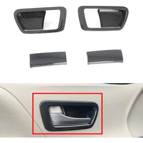 Car Interior Door Handle Bowl Cover Trim Stickers Styling For Toyota Sienna 2015-2020 Interior ABS Car Accessory