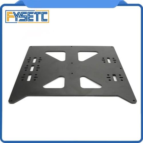 Black Aluminum Y Carriage Anodized Plate Upgrade V2 Prusa i3 V2 Hot Bed Support Plate For Prusa i3 DIY 3D Printer parts