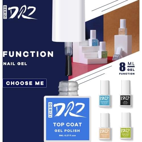 DERIZI 8ML Gel Nail Polish UV Nail Gel Set Sonax Crystal Base Top Coat Primer Soak Off Nail Art Gel Varnish Gelpolish Manicure