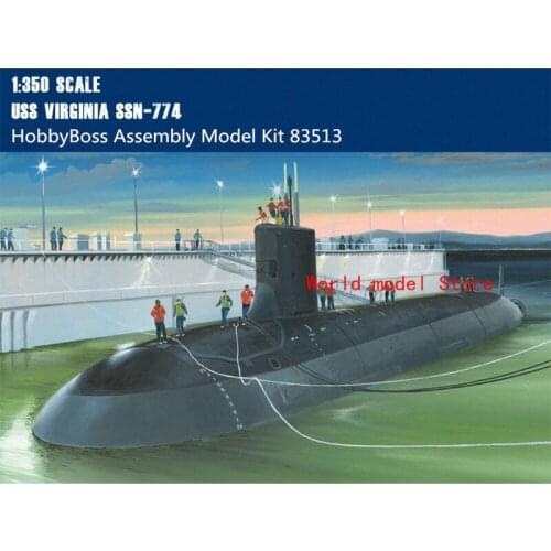 HobbyBoss 83513 1/350 Scale USS Virginia SSN-774 Attack Submarine Plastic Model