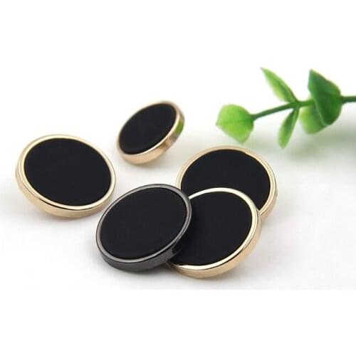Metal Suit Buttons Mens Suit Buttons Clothing Black Coat Buttons Womens Small Suit Buckle Plane