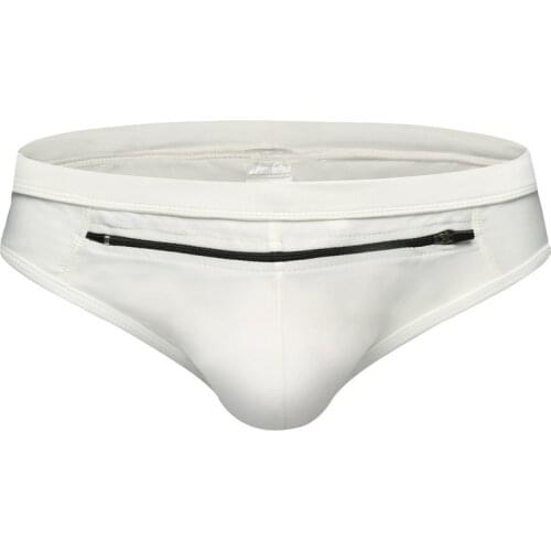 2021 NEW Mens Beach Swimming Trunks Shorts Briefs Man Swimsuit Slip for Men Underpants Quick-Drying Beach Vacation Underwear