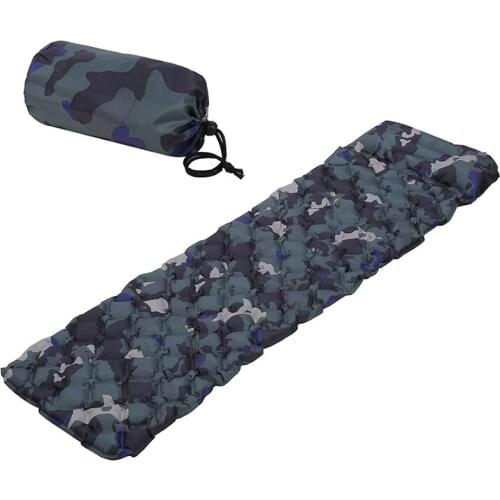 Tpu Inflatable Cushion with Pillow, Outdoor Camping Moisture-proof Cushion, Single Sleeping Cushion, Ultra-light Beach Cushion