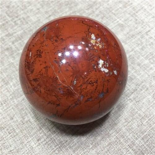 Natural Red Jasper Quartz Crystal Spheres For Home Decoration