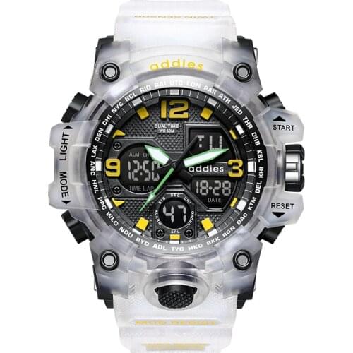 ADDIES 2021 New Mens Watch Military G Style Waterproof Shockproof Sports Digital Wrist Stopwatch Mens LED Display Watch 2014