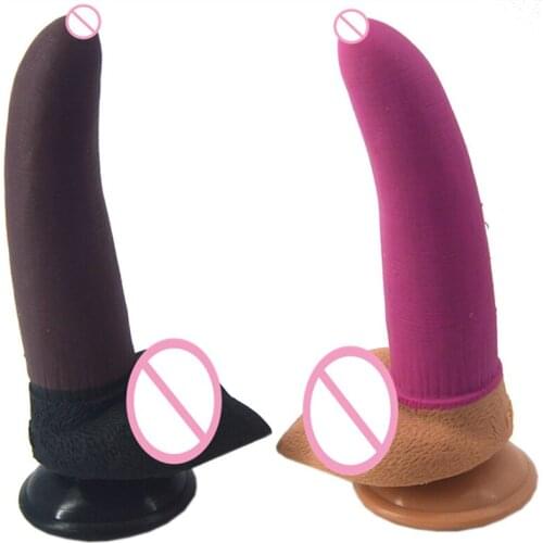 Newest! Silicone Deer Penis Dildo Suction Cup Female Masturbation Sex Toy Male Prostate Massager Anal Plug Animal Porn