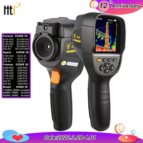 Water Leakage Detection of Infrared Thermal Imaging Camera ht-19 high precision and high resolution floor heating leak detector