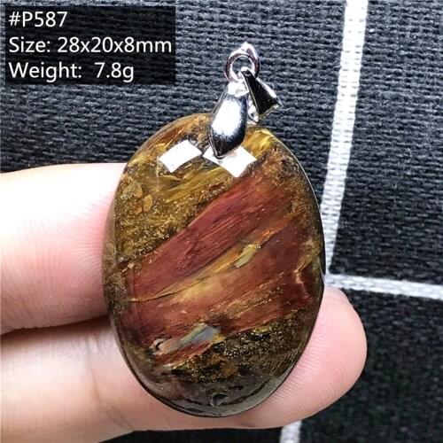 Top Natural Blue Pietersite Pendant For Woman Lady Man Crystal 40x26x12mm Water Drop Beads Namibia Energy Gemstone Jewelry AAAAA