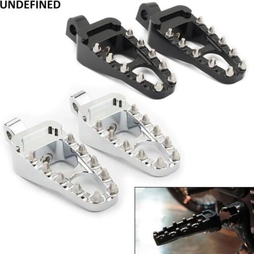 Motorcycle CNC Footpegs Foot Peg MX 360 Rotating Footrests Custom Chopper Bobber for Harley Electra Glide Bad Boy CVO FXSB Dyna